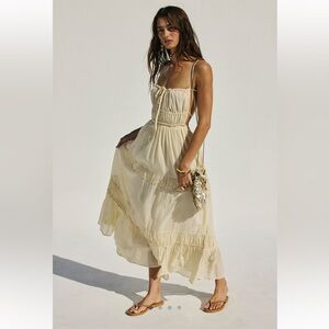 FREE PEOPLE “Taking Sides” Maxi Dress
